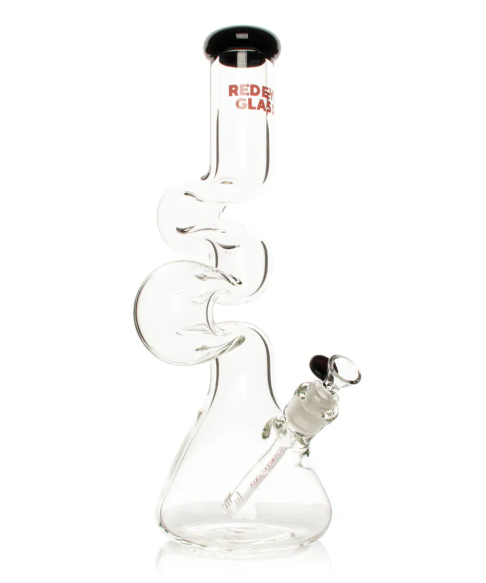 Red Eye Glass 16" 7mm Thick Zong Beaker Bong