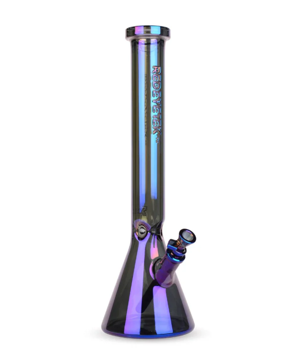 Red Eye Glass 18" 7mm Thick Glass Beaker Bong