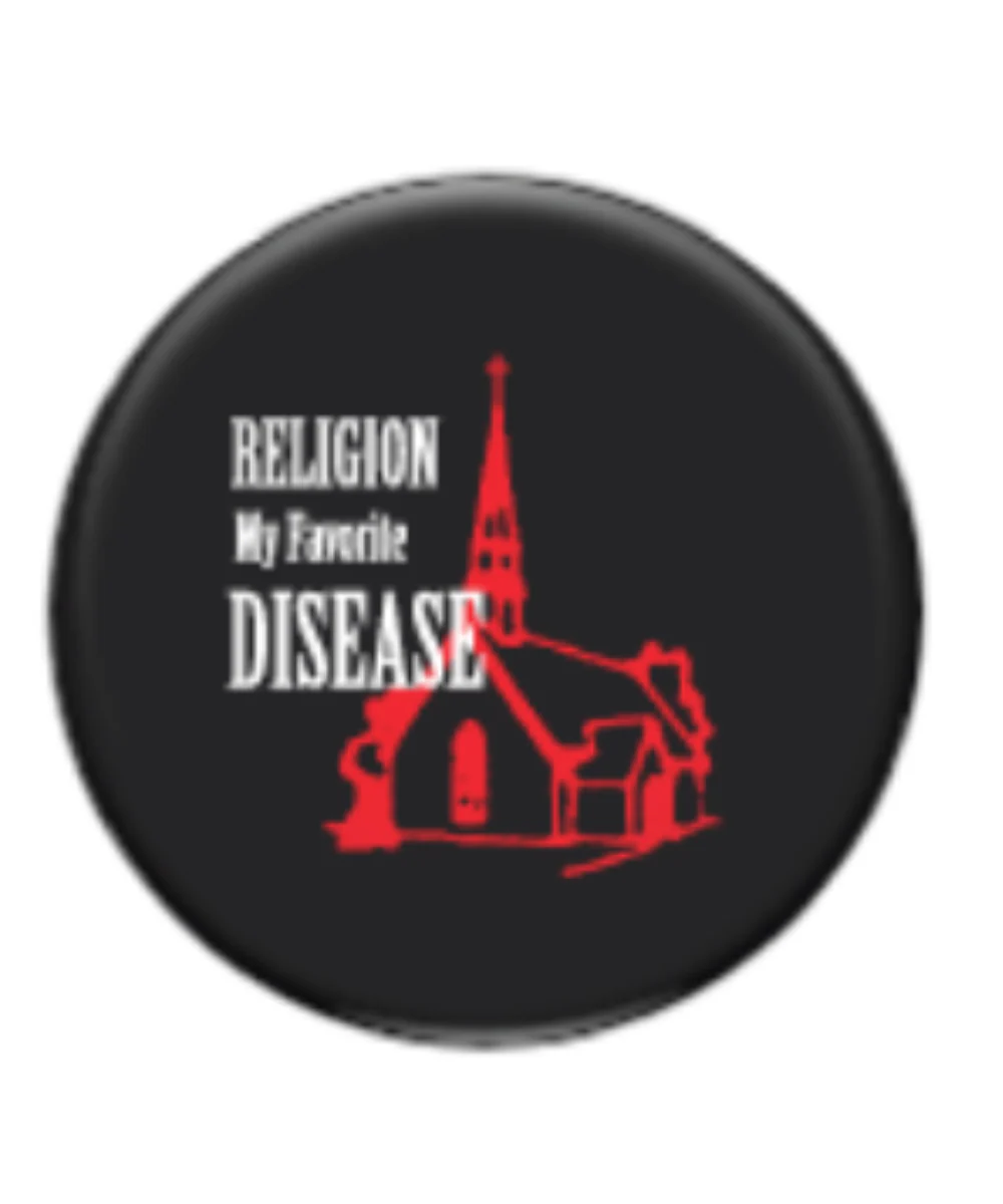 Religion Is My Favorite Disease Small Magnet