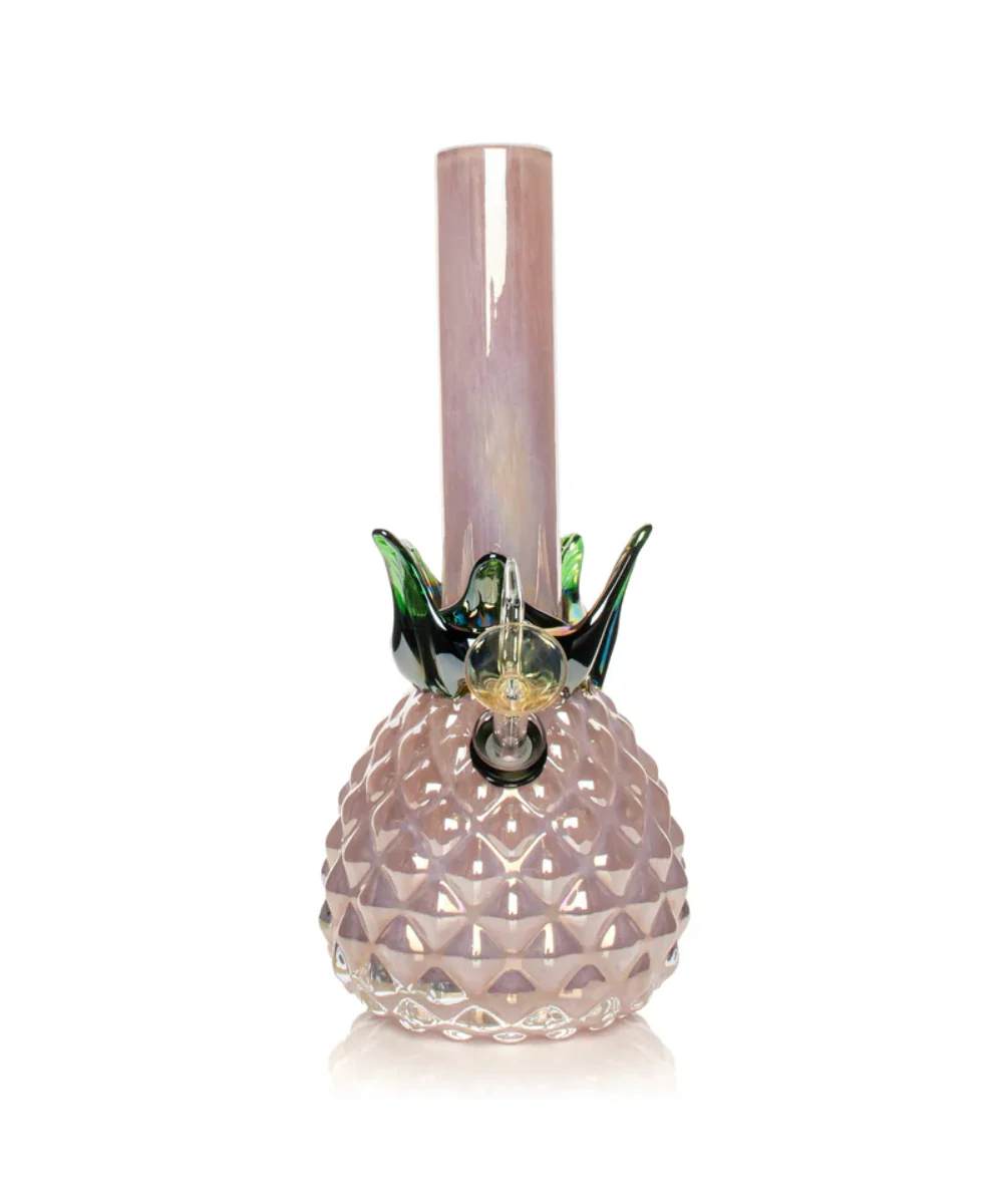 Retro Glass 10" Pineapple Soft Glass Bong