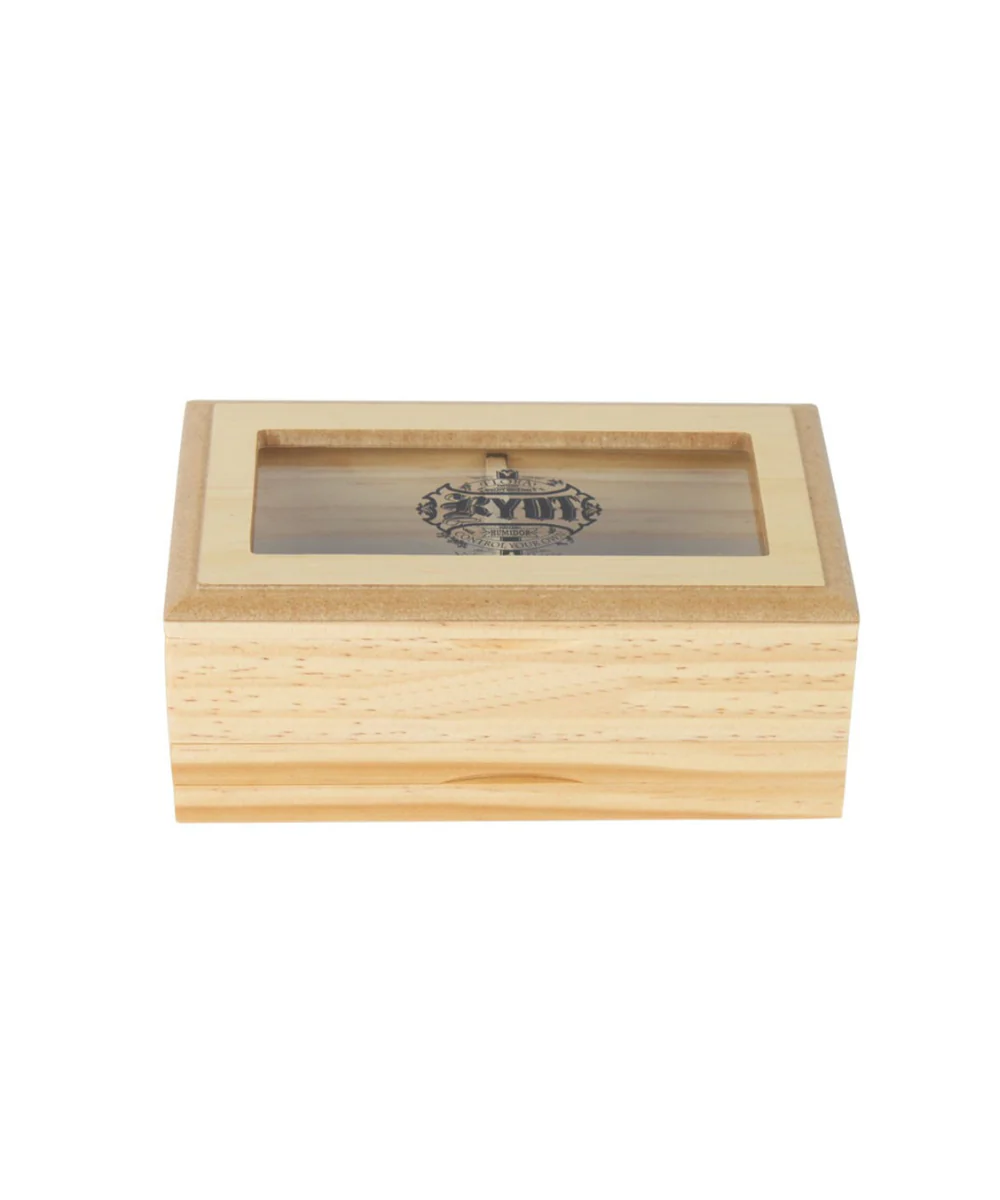 RYOT Glass Top 4" X 7" Natural Sifter Box