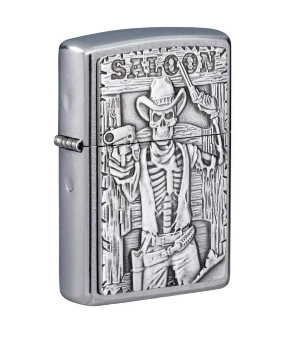 Saloon Skull Zippo Lighter