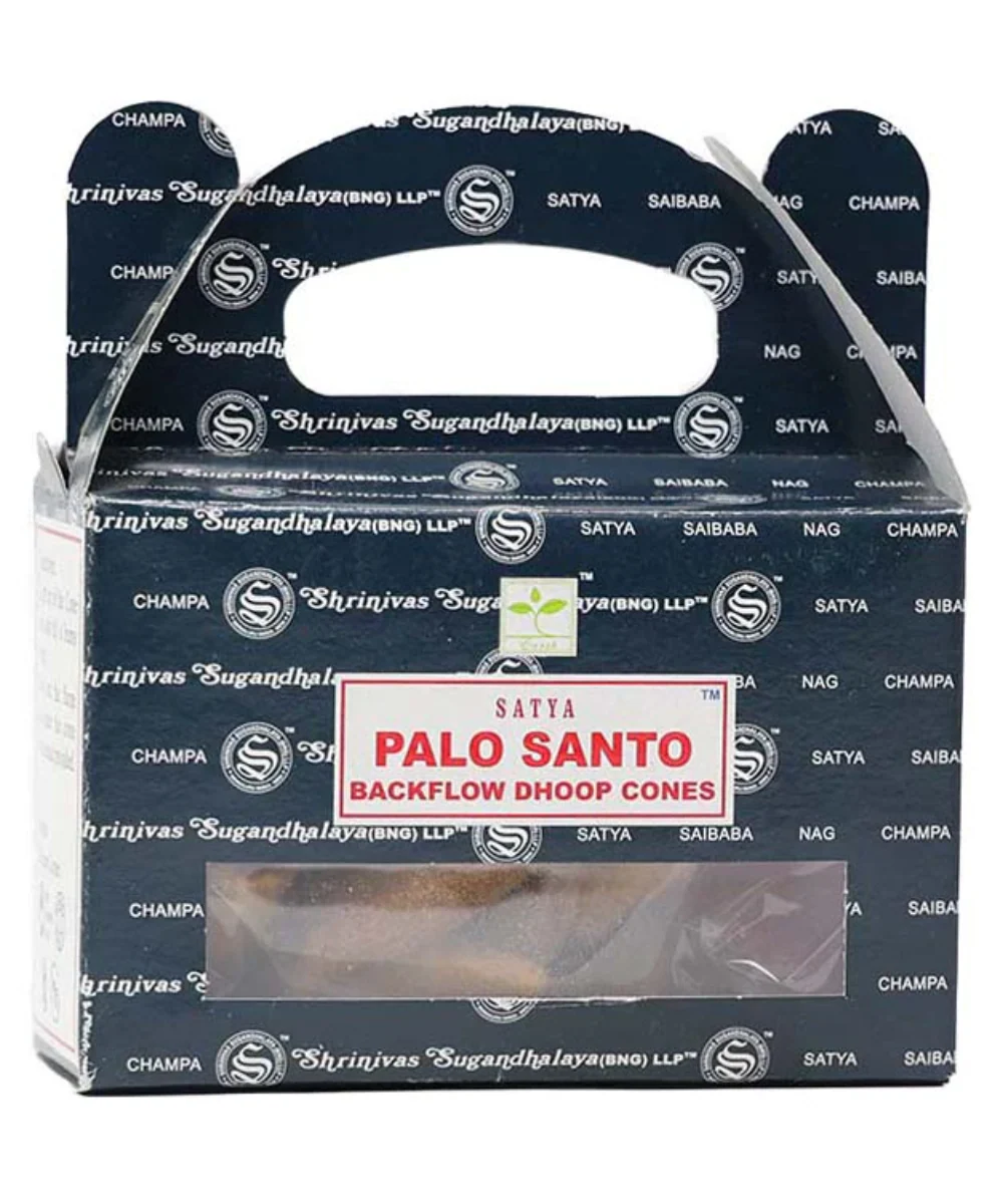 Satya Palo Santo Backflow Incense Cones