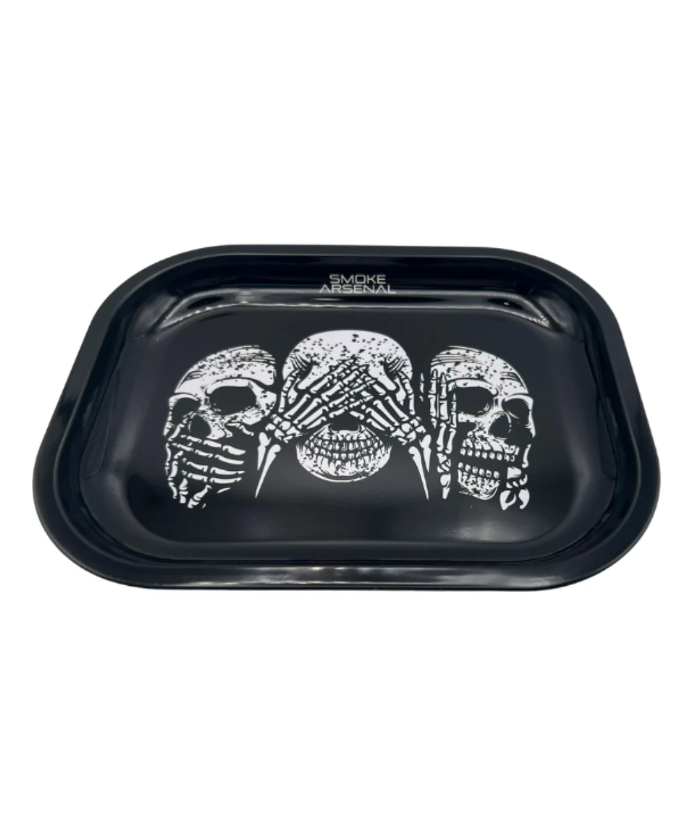 Skull Metal Rolling Tray