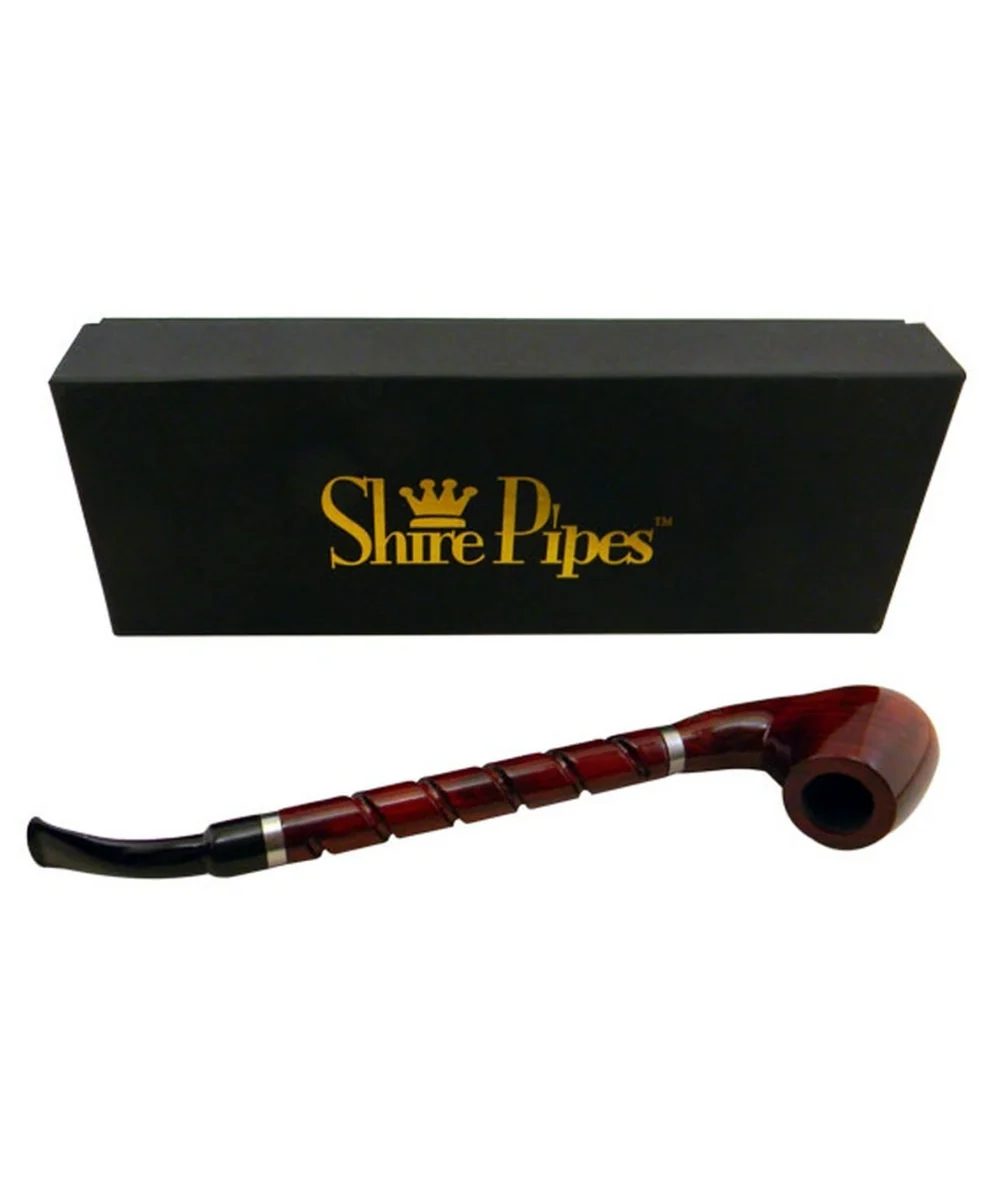 Shire Long Spiral Brandy Tobacco Pipe