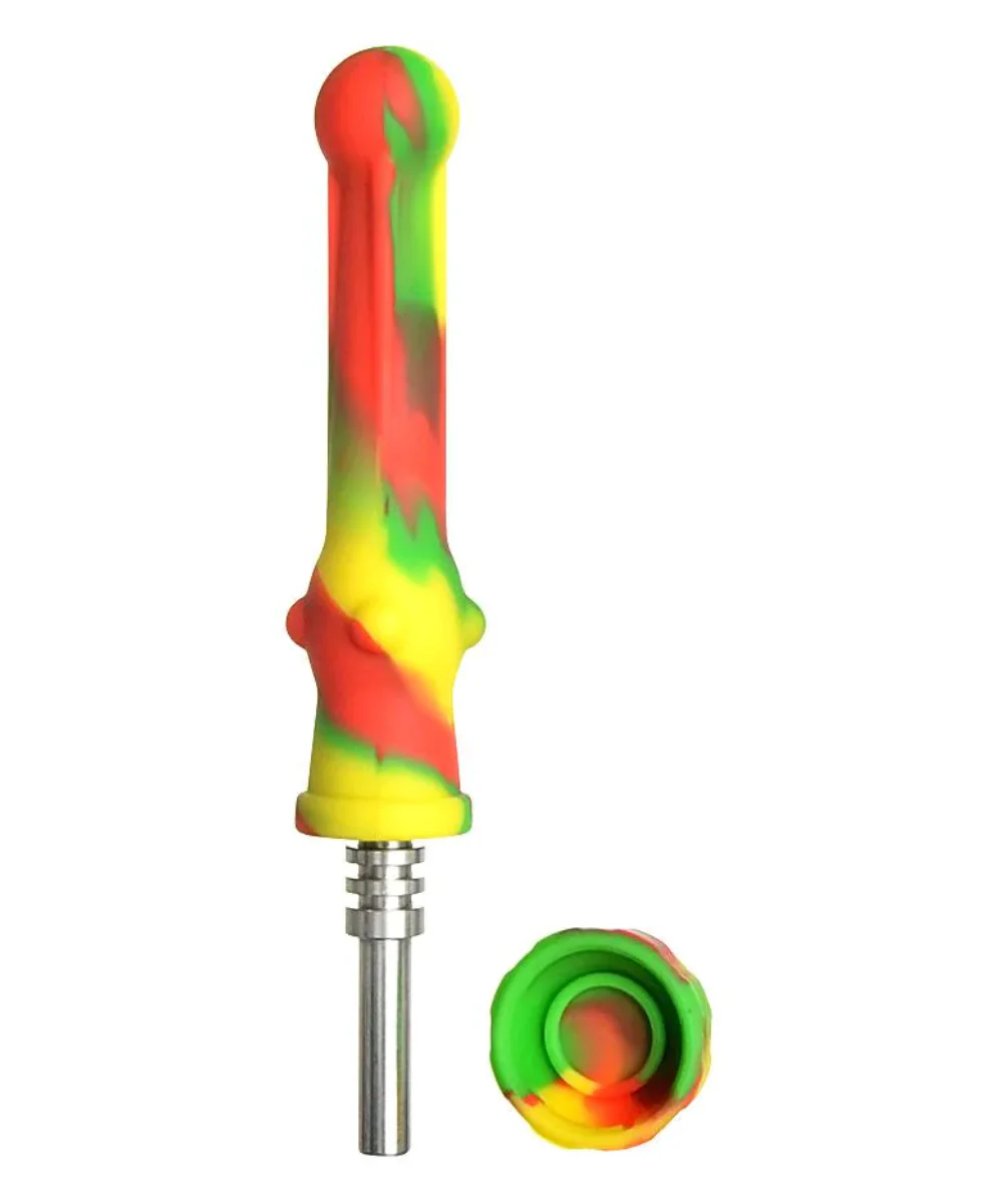 Silicone Nectar Collector With Titanium Tip