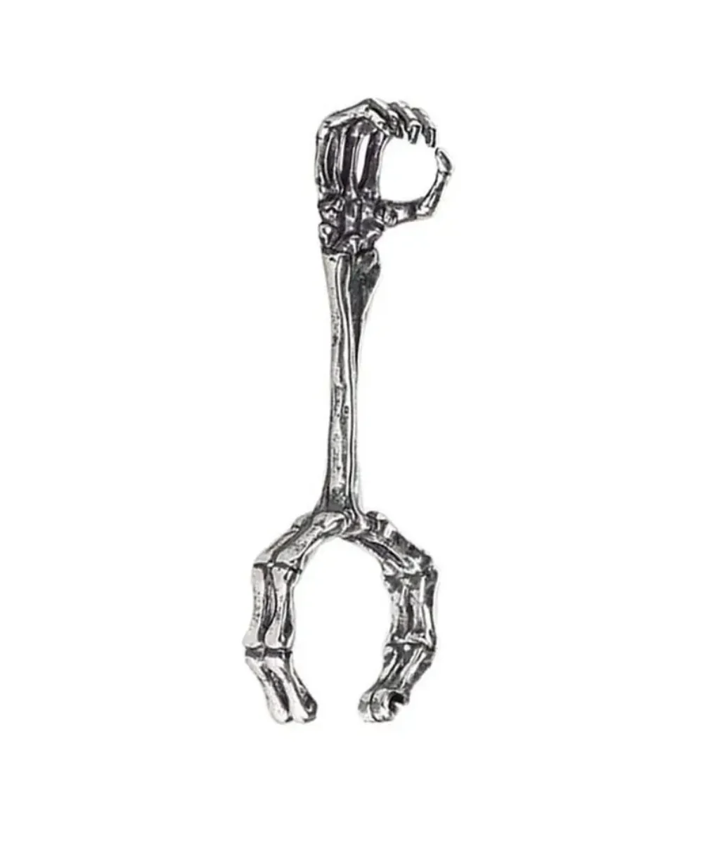 Skeleton Hand Ring Roach Clip