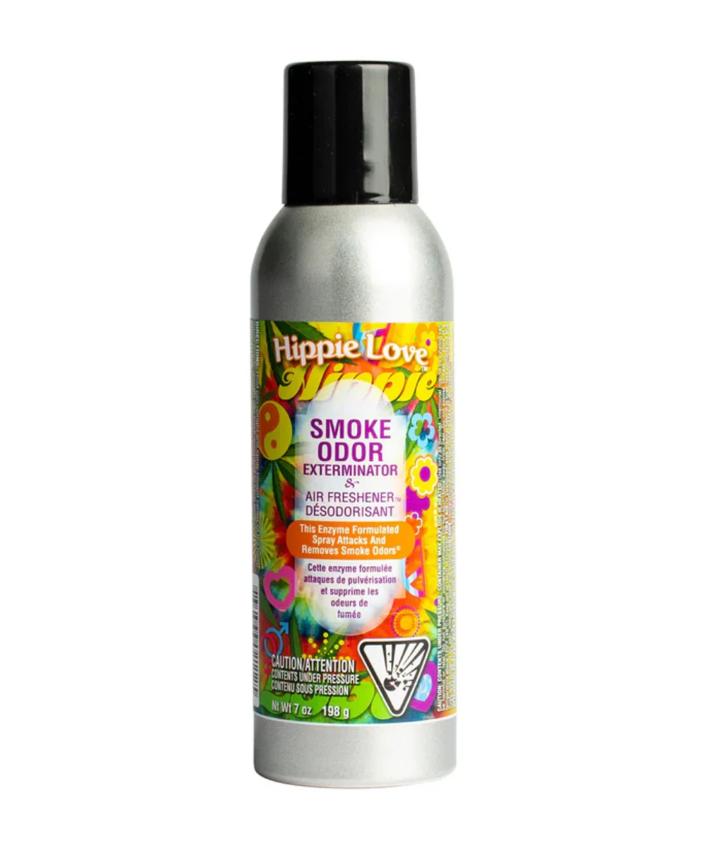 Smoke Odor Air Freshener 7oz Spray Hippie Love