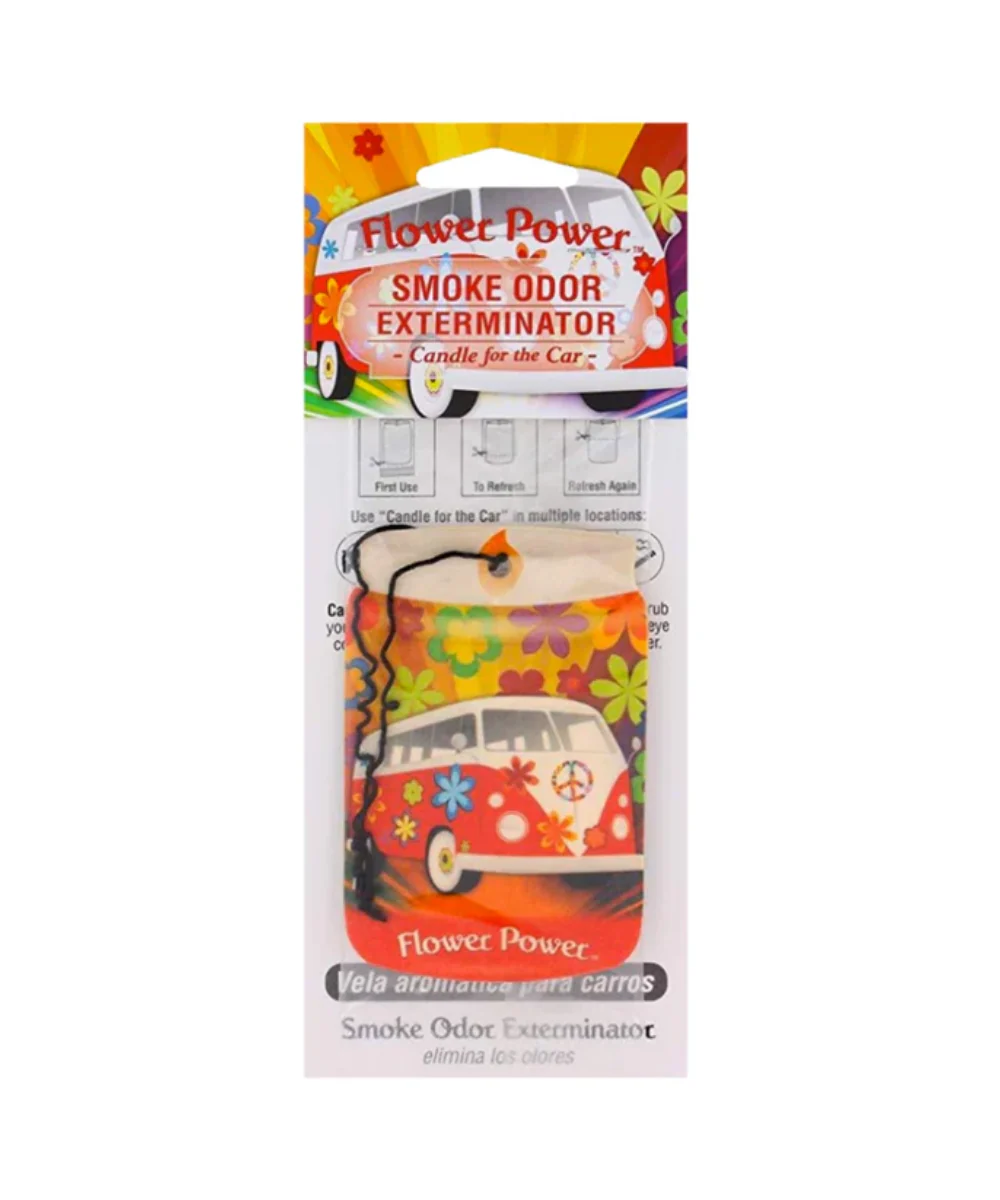 Smoke Odor Exterminator Candle For The Car Flower Power