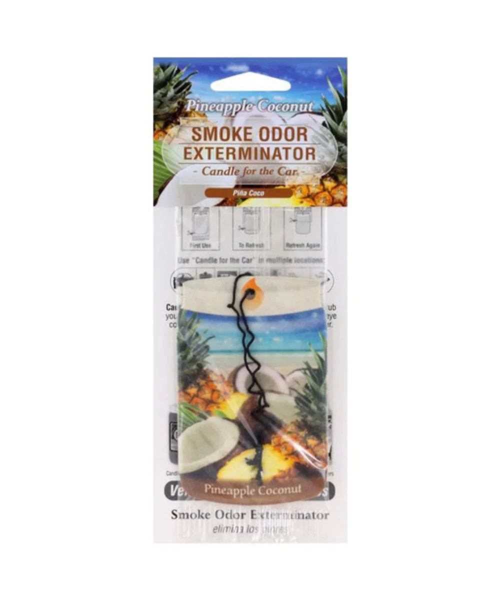 Smoke Odor Exterminator Candle For The Car Pineapple Coconut