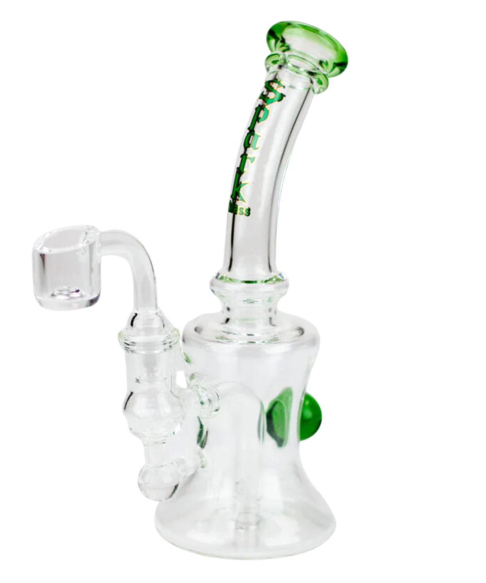 Spark Glass 7" 3 Hole Diffuser Dab Rig