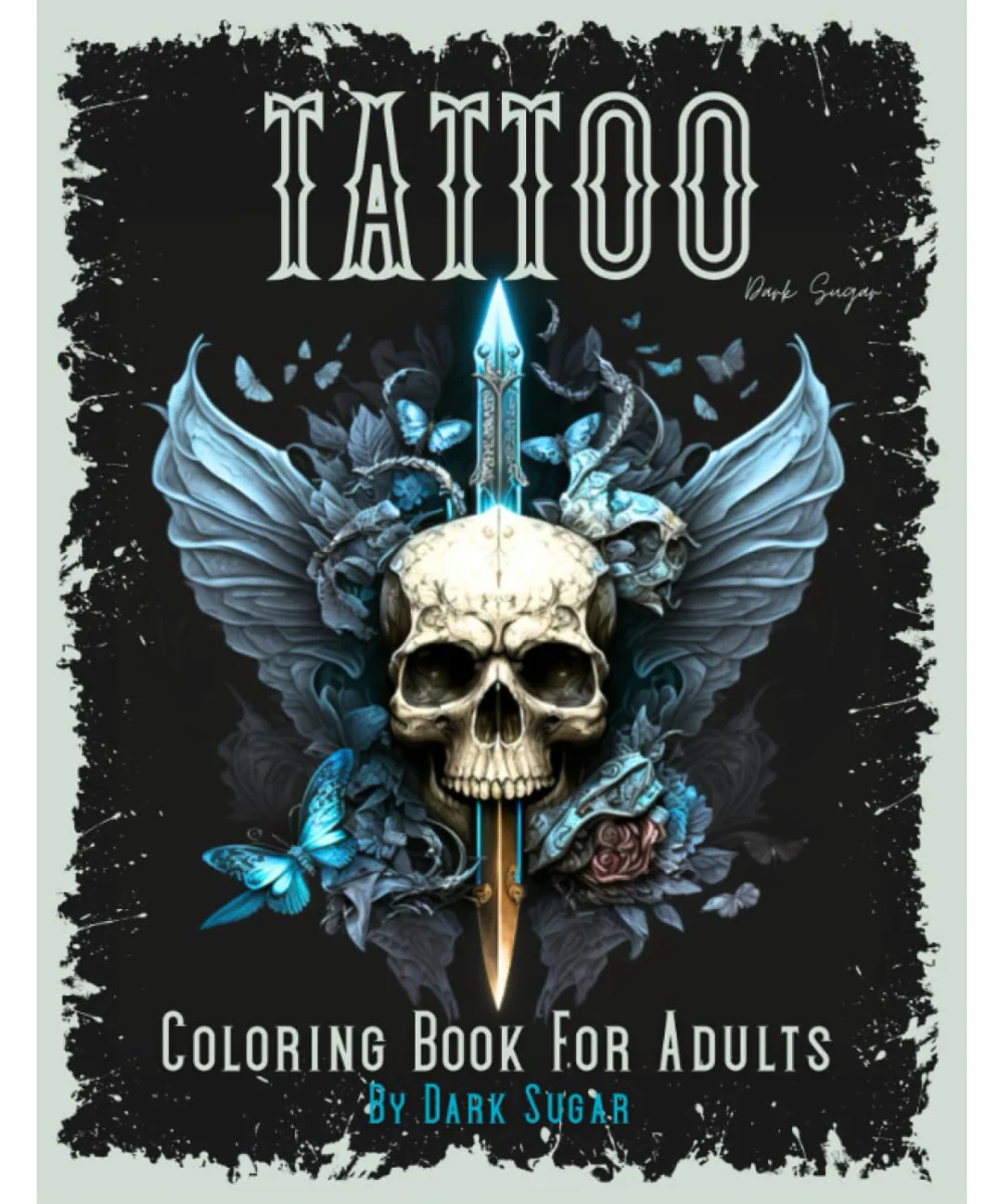Tattoo Colouring Book
