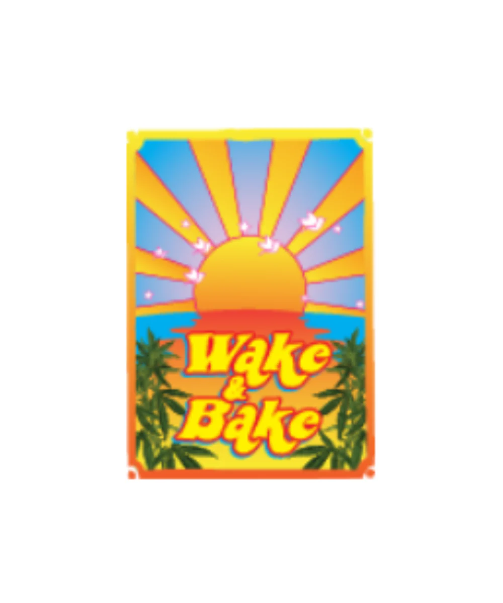 Wake And Bake Sticker
