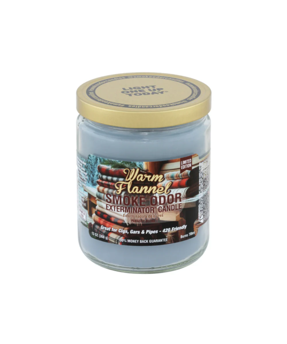 Warm Flannel Smoke Odor Exterminator Candle