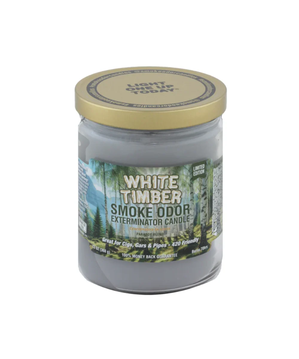 White Timber Smoke Odor Exterminator Candle