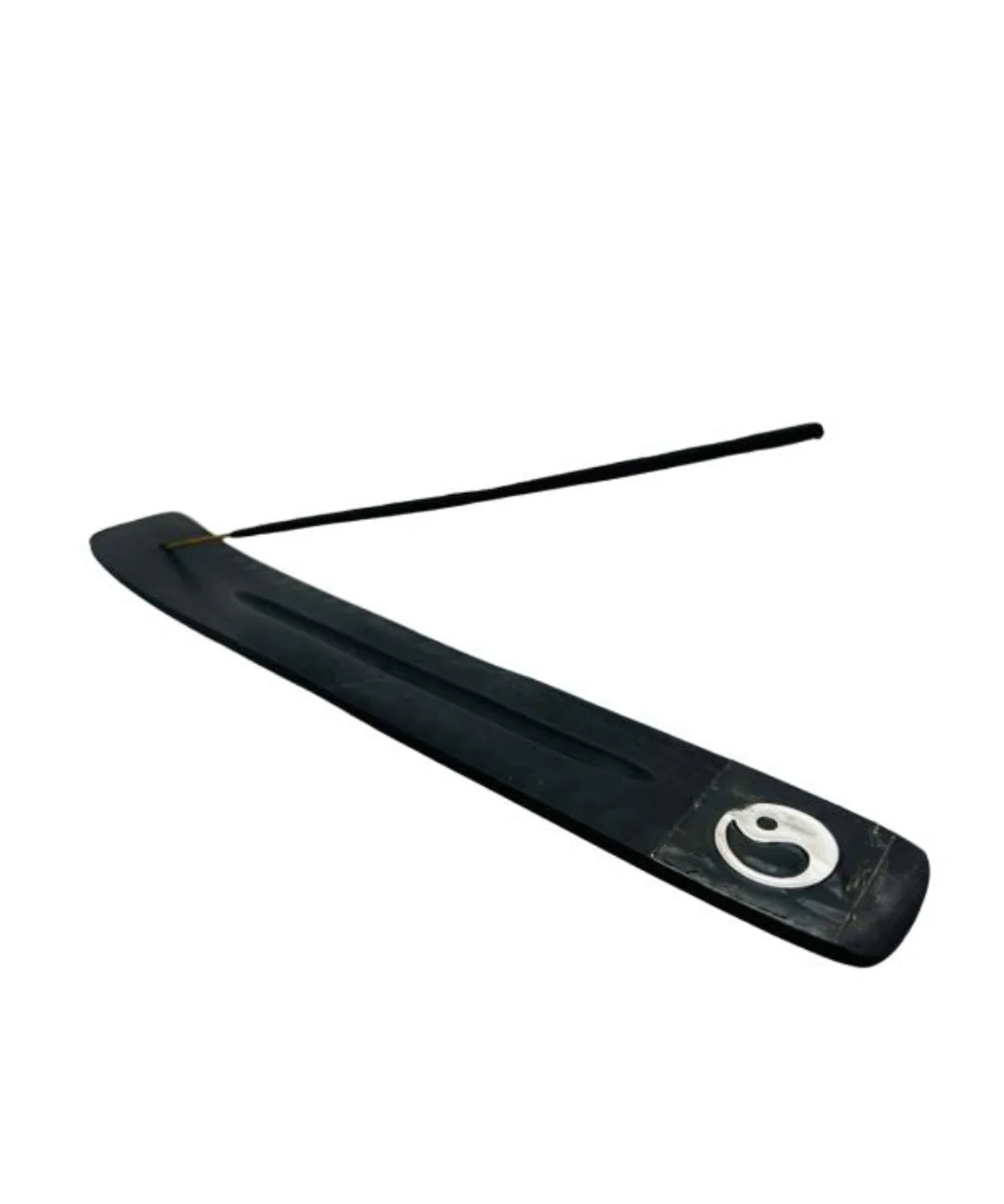 Yin Yang Wooden Incense Burner