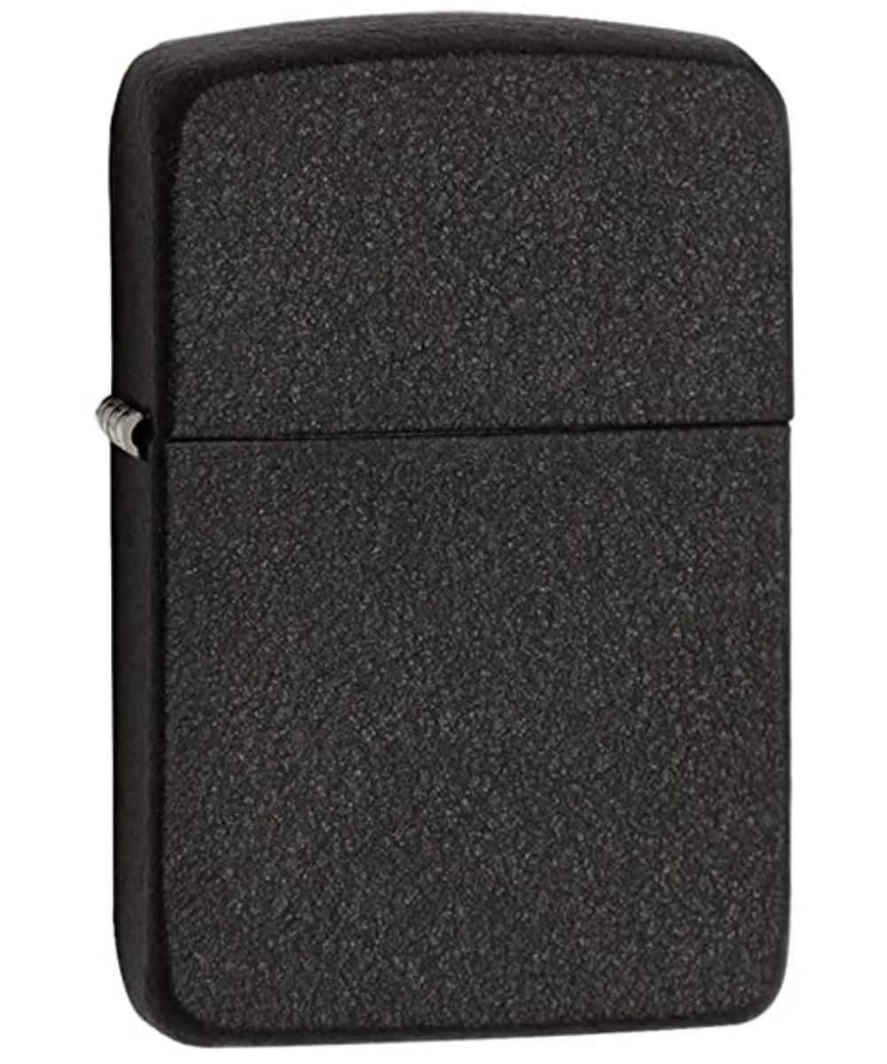 Zippo Black Crackle Lighter